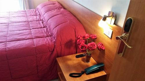 Ένα ή περισσότερα κρεβάτια σε δωμάτιο στο Venice Airport Room