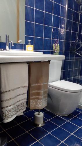 Bilik mandi di Apartamentos 14DeSande