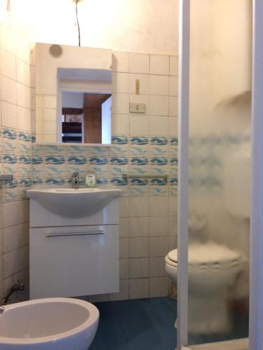 Vonios kambarys apgyvendinimo įstaigoje Mansarda in Vanchiglia