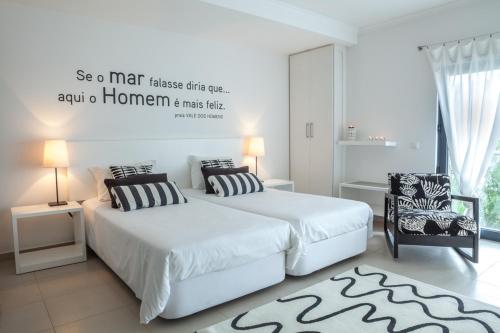 Ліжко або ліжка в номері Hotel Alcatruz