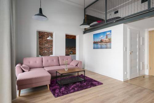 Posezení v ubytování Easy Apartments Wrocław