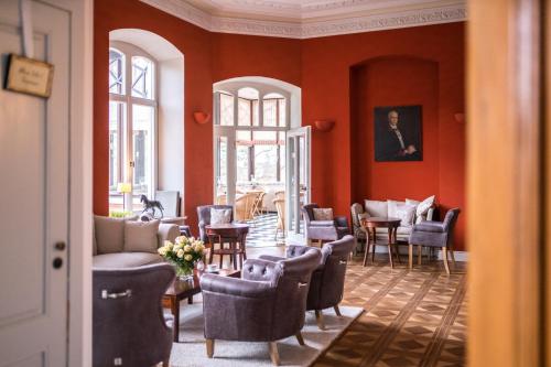Posezení v ubytování Hotel Schloss Gamehl