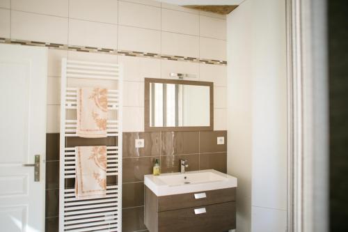 Koupelna v ubytování Le Manège