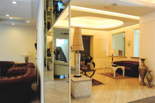 Hotel Luna Riccione e Aqua Spa Only Adults +12にあるシーティングエリア