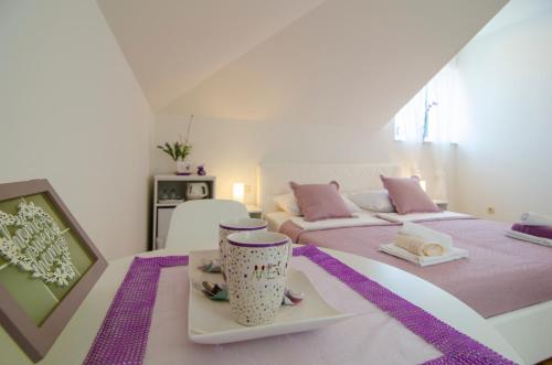 Postel nebo postele na pokoji v ubytování Apartman Split Old Town Center