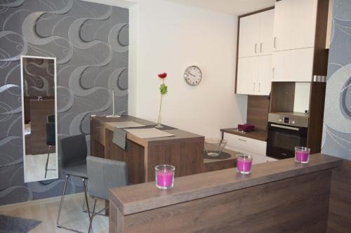 Koupelna v ubytování Atrium Apartments