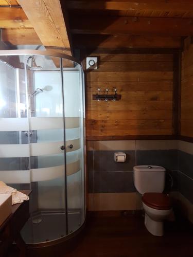 Koupelna v ubytování Casa Joanet