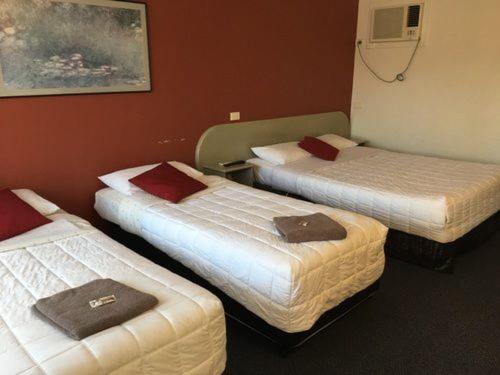 Krevet ili kreveti u jedinici u okviru objekta Parkway Motel