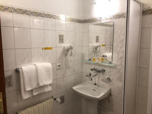 Koupelna v ubytování Kavalir