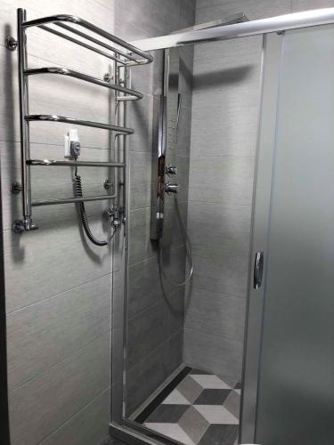 Vonios kambarys apgyvendinimo įstaigoje LUX Apartment Ruska