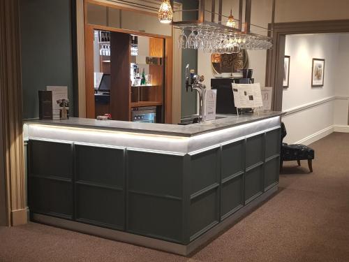 The lobby or reception area at The Chequers Hotel 