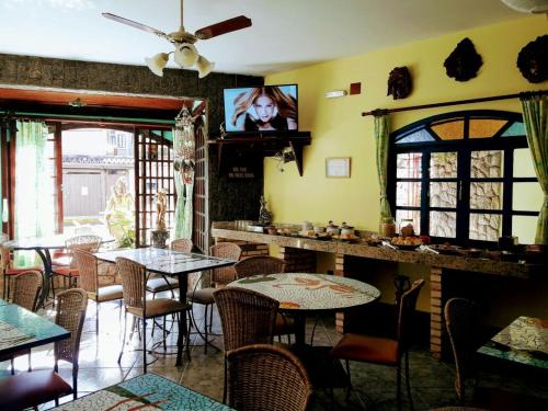 Εστιατόριο ή άλλο μέρος για φαγητό στο Pousada Flamingo