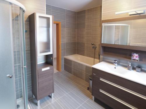 Koupelna v ubytování Apartmán Radmila
