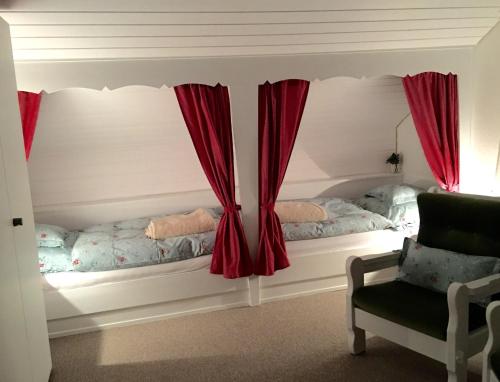 Letto o letti in una camera di Ferienhaus Haber