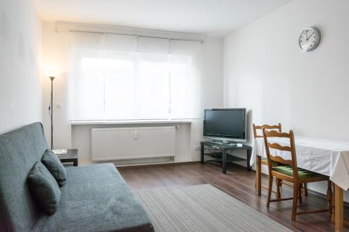 Χώρος καθιστικού στο Kaiser Apartments