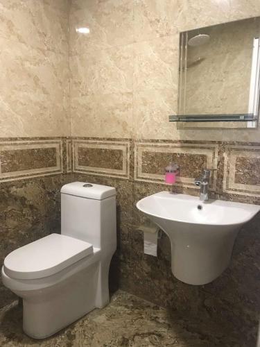 Koupelna v ubytování Guesthouse Ori Beli in Mestia
