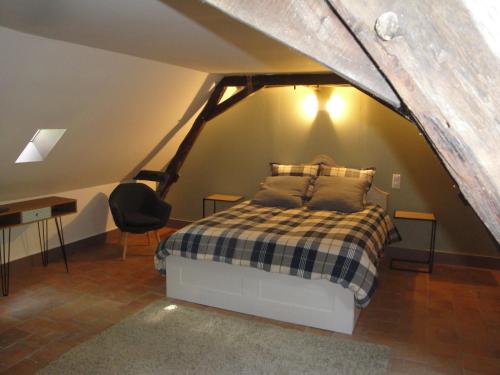 Postel nebo postele na pokoji v ubytování La Conciergerie