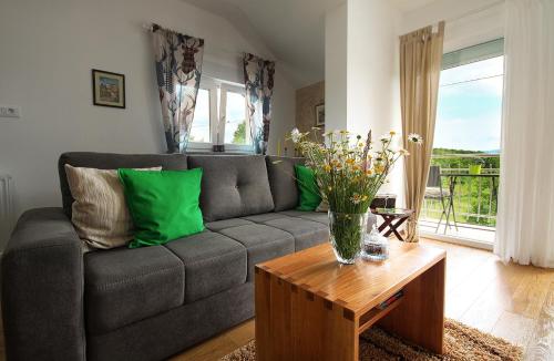 Χώρος καθιστικού στο Apartment & Rooms Arija