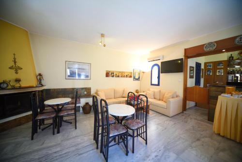 Χώρος καθιστικού στο Hotel Palazzo