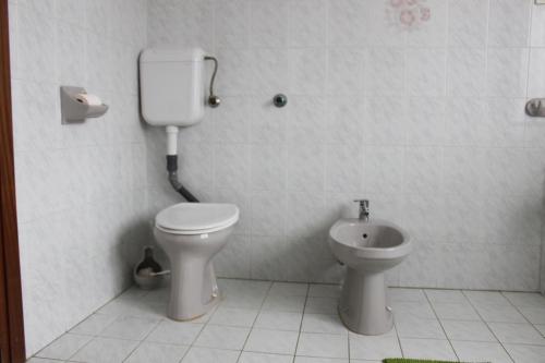 Koupelna v ubytování Orwa Vendégház