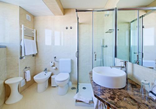 Koupelna v ubytování Hotel D. Dinis