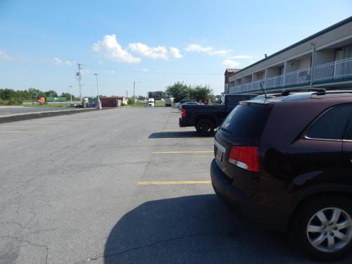 a car parked in a parking lot at Days Inn By Wyndham Carlisle North in Carlisle