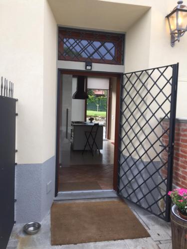 an open door to a kitchen in a house at Sosta al Capitano in Pontassieve