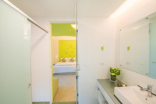 Koupelna v ubytování Sapphire Inn