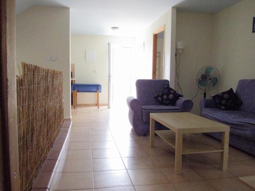 Ruang duduk di Olga Katz apartment