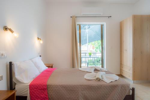 Posteľ alebo postele v izbe v ubytovaní Stellar Apartments I
