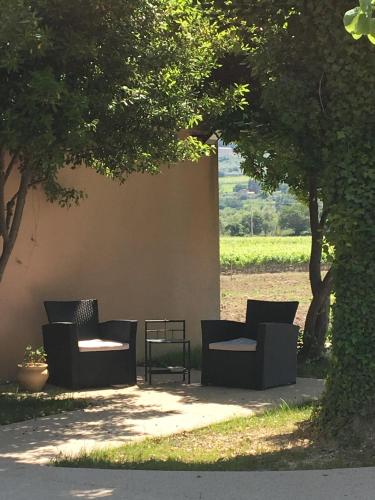 Zahrada ubytování Logis Hôtel La Bastide des Monges
