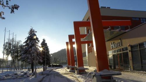 Hotel Szyndzielnia v zimě