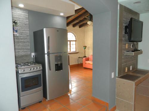 Una cocina o cocineta en Hotel Condominium La Posada de Bucerias