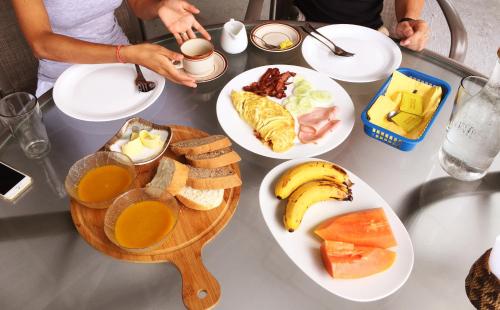 Mad på bed and breakfast-stedet eller i nærheden