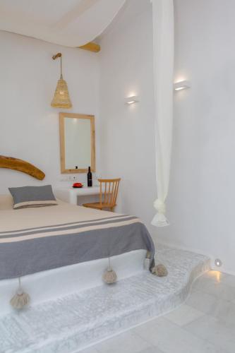 Postel nebo postele na pokoji v ubytování Galini Hotel