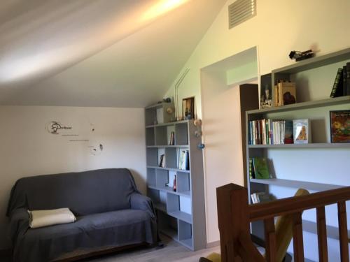 Posezení v ubytování Gîte « les roblets »