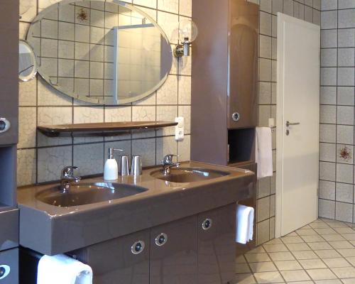 Koupelna v ubytování Ferienwohnungen Bach