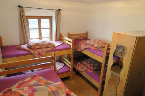 Postel nebo postele na pokoji v ubytování SnowBunnys BackPackers Hostel