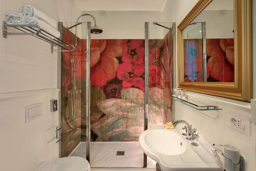 Koupelna v ubytování Hotel Eliseo Terme