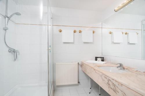 Koupelna v ubytování Gästehaus Fertschey