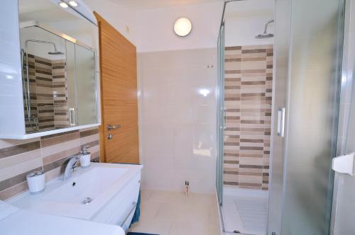 Phòng tắm tại Apartments Krupic