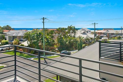 a view from the balcony of a house at Pandanus - Lennox Head in Lennox Head