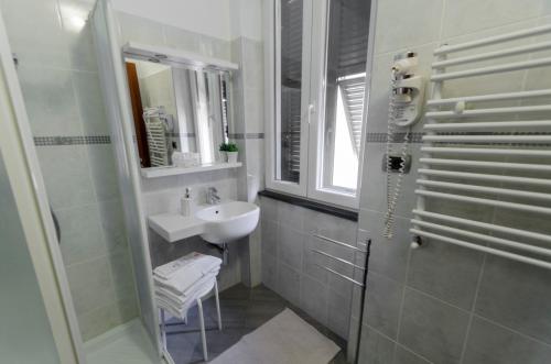 Koupelna v ubytování Albergo La Veranda
