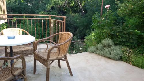 Balkón nebo terasa v ubytování Apartman Milada Vrvilo