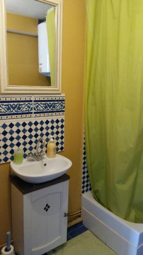 Ванная комната в Beau logement au cœur du centre ville d'AUXERRE