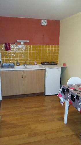 Dapur atau dapur kecil di Beau logement au cœur du centre ville d'AUXERRE