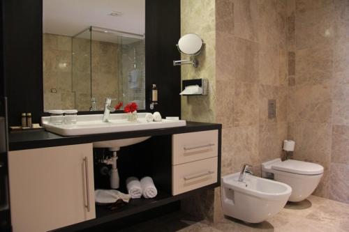 Kúpeľňa v ubytovaní Hotel Mousson