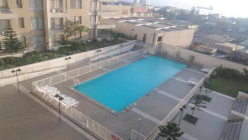 
Vista de la piscina de Avenida Salvador Allende Apart Hotel 1D o alrededores

