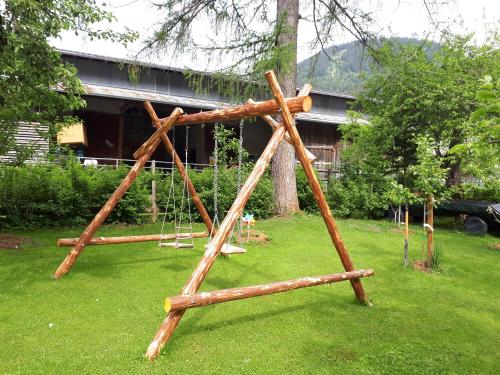 Herní místnost nebo prostor pro děti v ubytování Ferienhaus Alpenglück