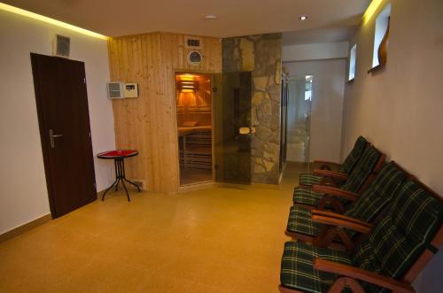 Posezení v ubytování Garni Hotel Fatra